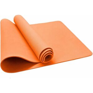 Emmevi Mv S.p.a. - Tapis de Fitness Gym Gymnastique Yoga Aérobic Exercices Doux Antidérapant - Orange - Publicité