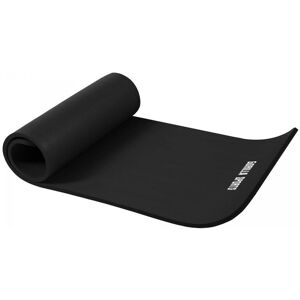 Gorilla Sports - Tapis en mousse petit - 190x60x1,5cm (Yoga - Pilates - sport à domicile) - Couleur : noir - noir - Publicité