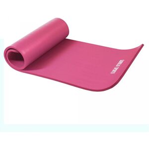 Gorilla Sports - Tapis en mousse petit - 190x60x1,5cm (Yoga - Pilates - sport à domicile) - Couleur : rose - rose - Publicité