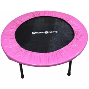 VIKING SPORTS Trampoline de fitness - pliable - ⌀ 101x22,5 cm - rose - Publicité