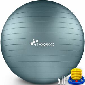 Tresko - Ballon de Gymnastique Anti-éclatement Boule d'assise Balle de Yoga Balles d'exercices Fitness 300 kg avec Pompe à ai - Publicité