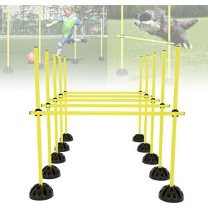 UISEBRT Set de barres de saut Barres d'entranement pour l'entranement physique de la force de saut, du dribble et de l'agilité (15 barres - 100cm, 10 - Publicité