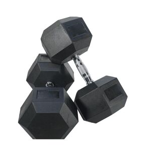 Vencede - Hexagonal Dumbbell 20KG (2X10KG)-NOIR-Paire d'haltères pour la musculation - Publicité