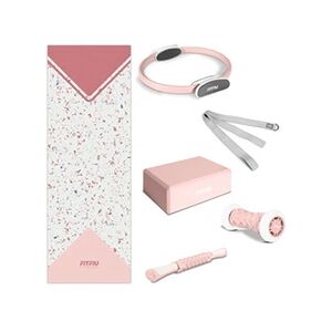 Fitfiu - Pack 6 accessoires KITWELL-601 ROSE pour le yoga et le pilates - Publicité