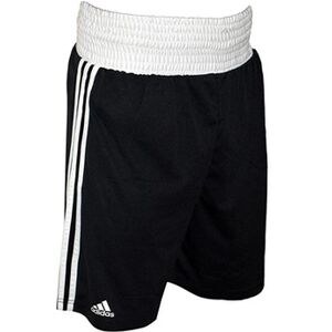 Adidas pantalon de boxe Climacool polyester noir/blanc - Publicité