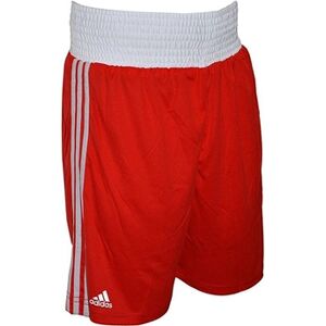 Adidas pantalon de boxe en Climacoolpolyester rouge/blanc - Publicité