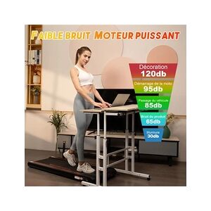 Citysports Tapis de course WP8 - Pliable - Vitesse maximum 6 km/h - Noir-Rouge - Publicité