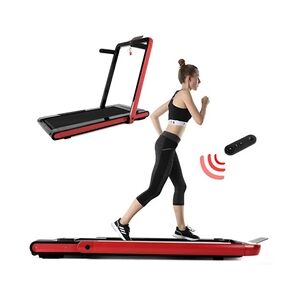 ISE Tapis de Course Pliable Electrique, Motorisé 1000W, Vitesse Réglable 1-10km/h, 15Programmes, SY-T2713-RE - Publicité