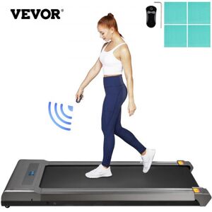 Tapis de Marche Electrique 36x112 cm Tapis de Course Electrique Capacité 100 kg Silencieux Motorisé Portable avec Télécommande Affichage Numérique LED sans Barre d'Appui pour Maison Bureau Gym