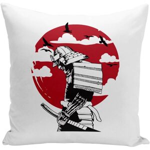 Coussin 40x40 Cm Samurai Soleil Levant Japon Asie Culture Arts Martiaux - Publicité