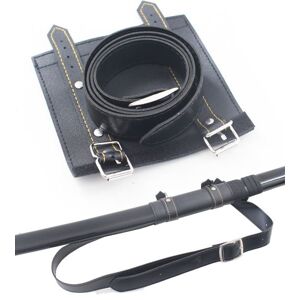 Support Ceinture Katana Ceinturon Epee Sabre Simili Cuir Noir Porte Epee Swordspirit - Publicité