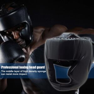 Casque de boxe en PU, équipement de gymnastique, équipement de protection, accessoires de Taekwondo, protège-tête pour hommes et femmes - Publicité