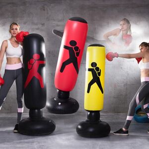 Lucky Pig Stand MMA Arts Martiaux Punching Training 160CM Boxe Sac de Frappe Autoportant - Publicité