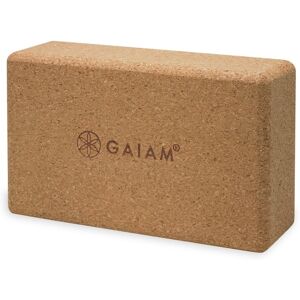 - Cork Brick - Bloc de yoga taille 22,9 cm x 14 cm x 7,6 cm, brun