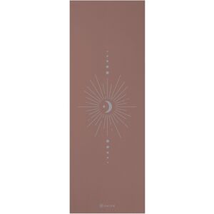 - 5 mm Classic Printed Yoga Mat taille 61 cm x 173 cm x 0,5 cm, brun