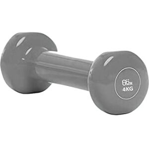 66fit Haltères 0,5 kg – 7 kg (4 kg – Gris) pour haltérophilie, musculation, entraînement à domicile - Publicité