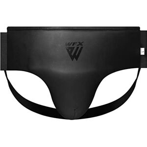 WFX Protège-aine en cuir élastique pour boxe, MMA Pour homme et femme Pour entraînement de BJJ, kicksparring, Muay Thai, combat, arts martiaux Taille L Noir - Publicité