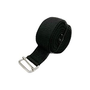 WannGe Sangle de ceinture de yoga extensible de 280 cm Sangle de yoga multifonction avec boucle réglable Noir - Publicité
