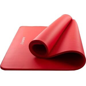 ScSPORTS® Tapis d'Exercice 190x80x1,5 cm, Épais, Léger, Antidérapant, NBR, Sangle de Transport, Plusieurs Couleurs Tapis de Fitness, Pilates, Yoga, Gymnastique, Exercice, Sport (Rouge) - Publicité