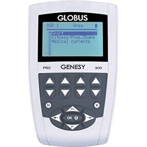 Globus Genesy 300 Pro, électrostimulateur à 4 canaux, 91 programmes pour la physiothérapie - Publicité