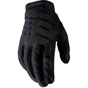 100% GUANTES Brisker Glove Gants, Noir (Noir), XL Mixte - Publicité