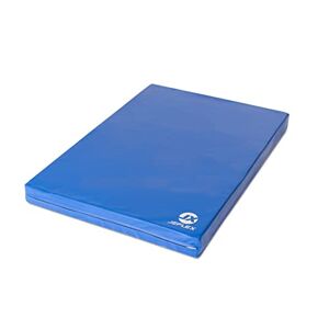 Jeflex Matelas gymnastique bleu 100 x 70 x 8 cm fabriqué en Allemagne/Tatami judo portable/matelas pliable peu encombrant et tapis de yoga/tapis de gym enfant pour chambre d'enfant - Publicité