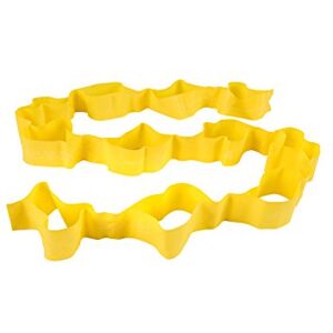 Theraband Bande élastique d'exercice CLX avec boucles consécutives, Bande professionnelle sans latex pour la kinésithérapie, 2,5 m prédécoupés, 11 boucles, Jaune, résistance de 1.4 kg à l'étirement - Publicité