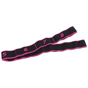 Yuecoom Bande De Résistance Extensible, Ceinture De Yoga élastique De Fitness, Sangle De Yoga 33,9 X 1,6 Po pour Yoga, Physiothérapie, Pilates, Danse, Gymnastique(Rose Rouge) - Publicité