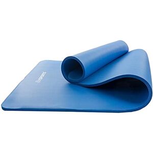 ScSPORTS® Tapis d'Exercice 190x80x1,5 cm, Épais, Léger, Antidérapant, NBR, Sangle de Transport, Plusieurs Couleurs Tapis de Fitness, Pilates, Yoga, Gymnastique, Exercice, Sport (Bleu foncé) - Publicité