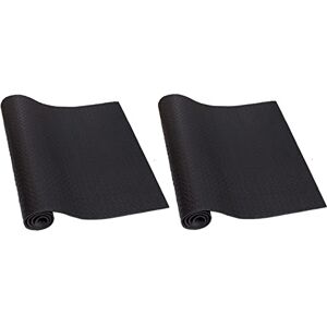 HD Fitness 2 Tapis de sol protection équipement de sport vélo tapis de course antidérapant et insonorisant en EVA avec bandes   Noir 200x100 cm - Publicité