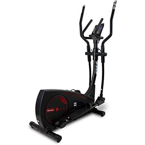 BH Fitness Vélo Elliptique BH Munich E100 Masse d'inertie 12Kg Système de Frein magnétique 12 profils prédéfinis et 24 Niveaux d'intensité Foulée de 34cm Mesure du Rythme Cardiaque par Contact - Publicité