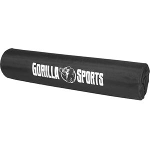 Gorilla SPORTS® Mousse Barre Musculation 40 x 8,5 x 3 cm, avec Velcro, Noir Barbell Squat Pad, Coussin de Protection pour Barre d’Haltères, Manchon à Squat, Barre de Musculation, Haltérophilie - Publicité