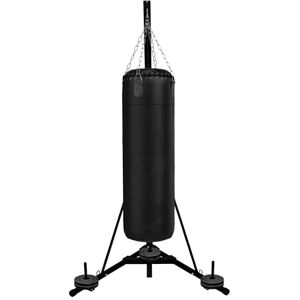 Monster Shop Support de Sac de Frappe Pliable en Acier 68 kg de Charge Hauteur Réglable 182-230 cm Autoportant & Base Triangulaire Boxe, Fitness, Arts Martiaux Boxing Porte Punching Bag - Publicité