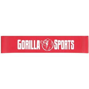 Gorilla SPORTS® Bande Élastique Fitness Single ou Lot de 5, Antidérapante, avec 5 Niveaux de Force, en Latex Bandes de Résistance, Musculation, pour Exercice, Gym, Pilates, Entraînement et Sport - Publicité