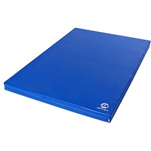 Jeflex Matelas Gymnastique Bleu 200 x 100 x 8 cm fabriqué en Allemagne/Tatami Judo Portable/Matelas Pliable Peu encombrant et Tapis de Yoga/Tapis de Gym Enfant pour Chambre d'enfant - Publicité