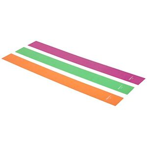 Amazon Basics Bande de résistance en TPE 1500 mm, Lot de 3, orange,vert,violet - Publicité