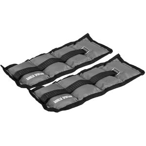 Gorilla SPORTS® Poids de Cheville Paire de 1kg à 10kg ou Set Complet, Poignet Réglable Manchette de Poid, Bandes Lestées, Bracelet Lesté, pour Bras, Exercice, Jogging, Marche, Musculation, Fitness - Publicité