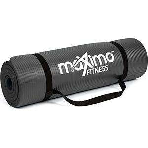 Maximo Fitness Tapis d'entrainement extra épais Tapis de Gym antidérapant de première qualité multi fonctionnel 183cm Longueur x 60cm Largeur x 1.5cm Épaisseur Parfait pour Pilates, Exercices au Sol. Publicité