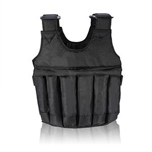 VGEBY1 Gilet Pondéré, Vestes lestées, Gilet de Poids Gilet d'exercice de Poids de Formation de Force de Tissu d'Oxford de 50KG pour Le Running Fitness Crossfit de Boxe - Publicité