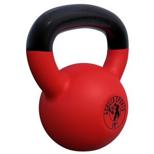 Gorilla SPORTS® Kettlebell Poids de 2 à 32 kg, Individuel/Ensemble, avec Poignée, Fonte, Revêtement en Vinyle Bouilloire de Poids, Haltère à Boule, Musculation, Entraînement, pour Fitness, Gym - Publicité