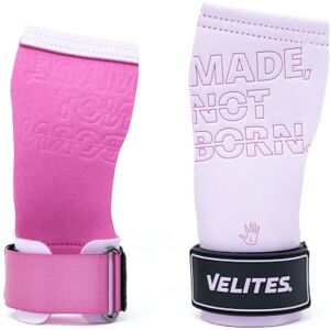 Velites I Quad Pro Manique de Musculation I Professionnel Cross Training ou Gymnastique I Convient à Toute Surface I S'utilise avec du magnésium I Comprend des Bandes Libres (Pink, Medium) - Publicité