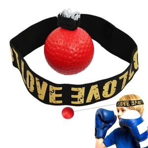 Hudhowks Balle De Réflexe De Boxe, Ensemble De Bandeaux De Ballon Réflexe De Boxe, Équipement De Ballon De Boxe, Bandeau D'entraînement De Boxe, Balles Réflexes Compactes pour Développer L'agilité - Publicité