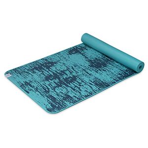 Gaiam Tapis de yoga – 6 mm Insta-Grip extra épais et dense texturé, tapis d'exercice pour tous les types de yoga et exercices au sol, 177,8 cm (L) x 61 cm (l) x 6 mm (épaisseur), bleu cove - Publicité