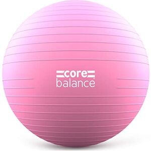 Core Balance, Ballon d’Exercices pour Entraînement Gymnastique, Fitness, Yoga, Grossesse Antidérapant/Anti-Éclatement Diamètre Disponible : 55cm 65cm 75cm 85cm avec 1 x Pompe - Publicité