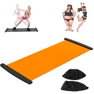 Boxwizard Slide Board avec butoirs d'extrémité, couvre-chaussures, Slimming Exercise Guide Mat pour Leg Pot Training Fitness et Athletic - Publicité