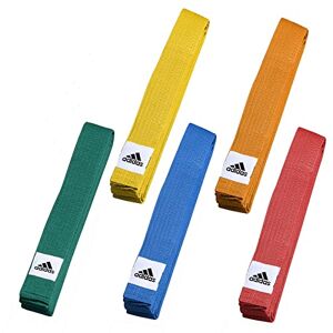 Adidas ADIB220D Ceinture pour kimono Modèle Club en piqué de coton, Orange - Publicité