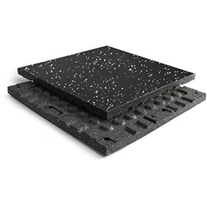 SilteD Tapis de Sol pour Salle de Sport, carrelage en Caoutchouc emboîtable, Tapis d'exercice, équipement de Musculation, Tapis de Sol pour Jardin et Salle de Sport (Couleur : 12 pièces, Taille : - Publicité