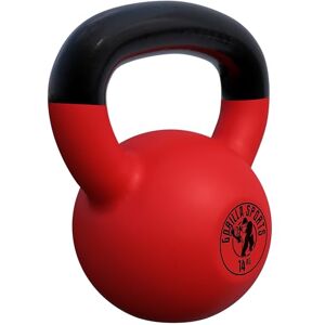 Gorilla SPORTS® Kettlebell Poids de 2 à 32 kg, Individuel/Ensemble, avec Poignée, Fonte, Revêtement en Vinyle Bouilloire de Poids, Haltère à Boule, Musculation, Entraînement, pour Fitness, Gym - Publicité