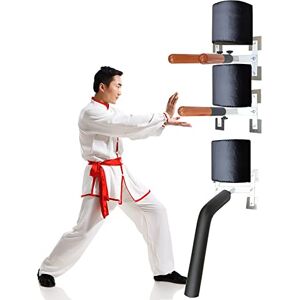 DYK&NX pour Le Wing Chun, Équipement D'entraînement Wing Chun, Cuir synthétique Rembourrage pour Mannequin en Bois Coussinet de Frappe Coussin de Boxe - Publicité