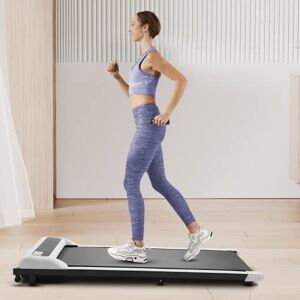 TaNeHaKi Home Treadmill,Tapis de Course Pliable Electrique Professionnel 600 W,Écran LCD,pour l'exercice de Fitness à Domicile en Intérieur Treadmill Blanc - Publicité